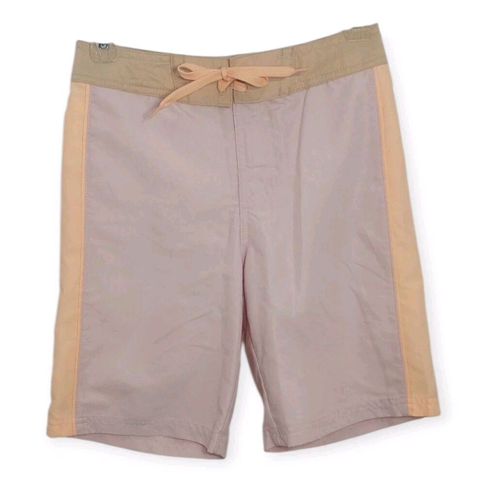 Art Class Kids Boy's Size 12 Swim Trunks Shorts Light Pink Peach UPF 50+